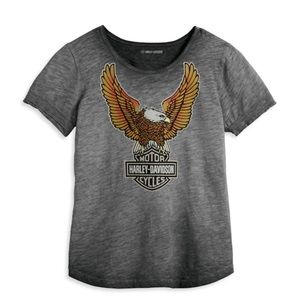 Harley Davidson scoop neck tee